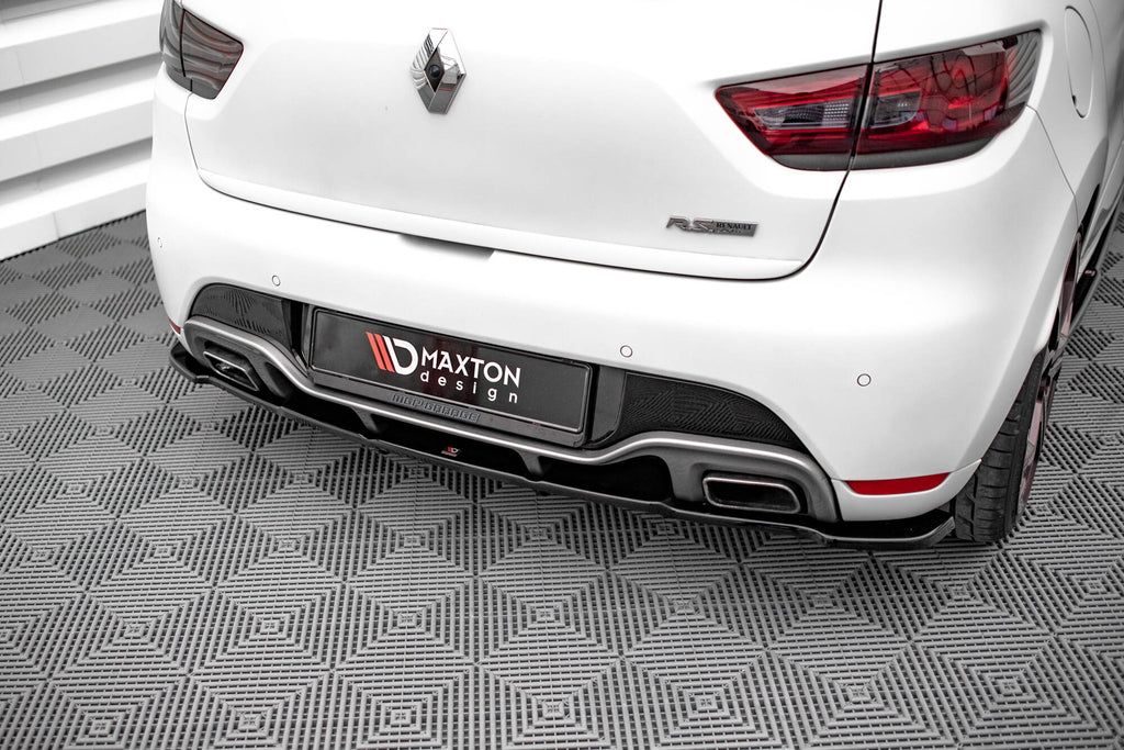 Splitter Posteriore Centrale con Barre Verticali Renault Clio RS Mk4 Maxton Design