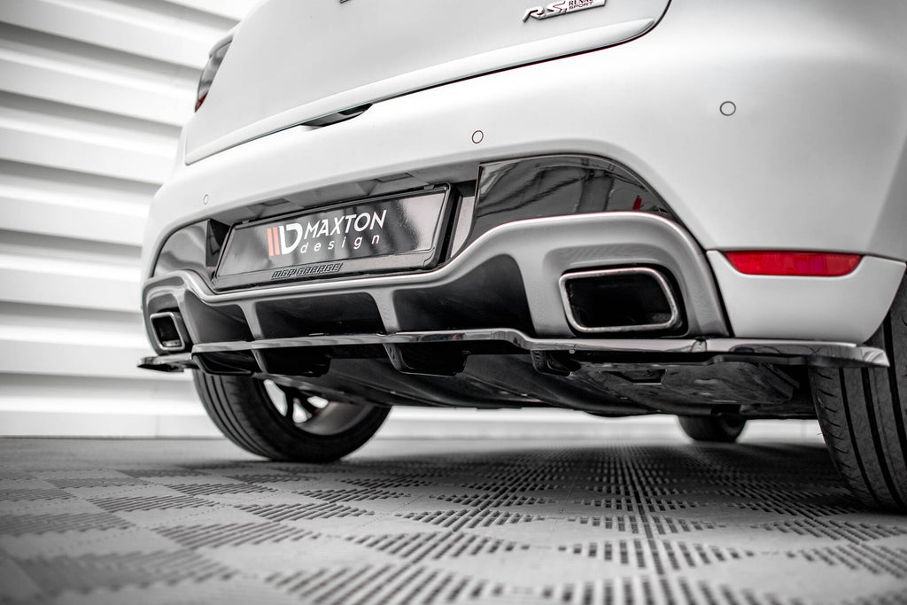 Splitter Posteriore Centrale con Barre Verticali Renault Clio RS Mk4 Maxton Design