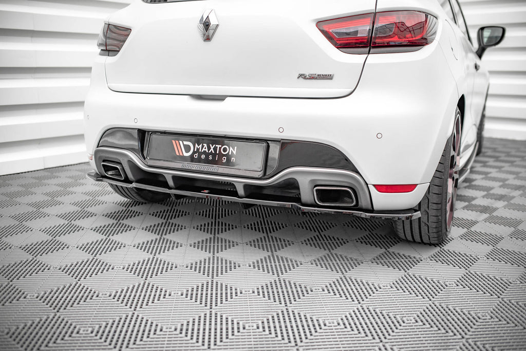 Splitter Posteriore Centrale con Barre Verticali Renault Clio RS Mk4 Maxton Design