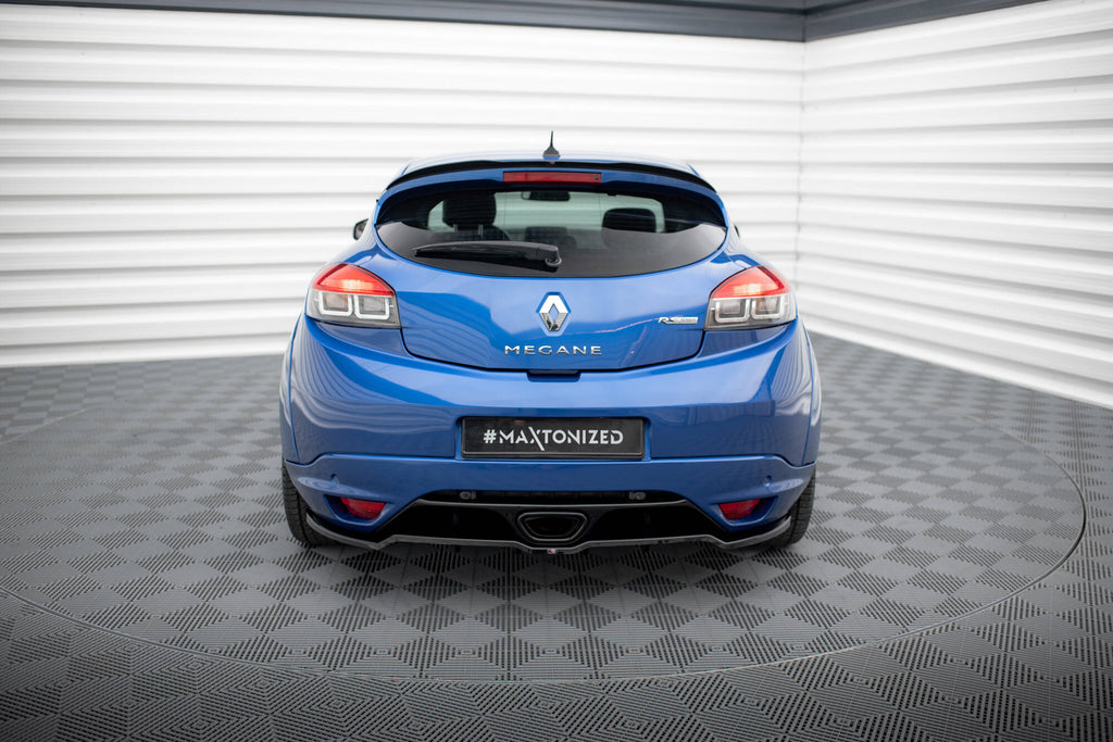 Splitter posteriore centrale con barre verticali Renault Megane RS Mk3