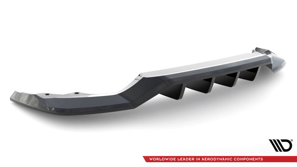Splitter Posteriore Centrale con barre verticali Skoda Karoq Sportline Mk1 Facelift