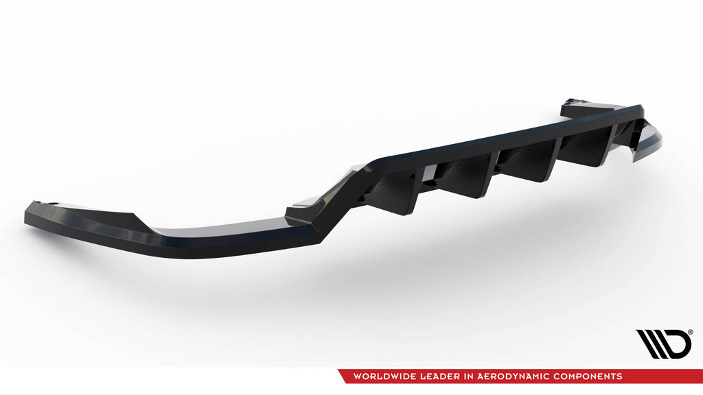 Splitter Posteriore Centrale con Barre Verticali Skoda Kodiaq RS Mk1 Maxton Design