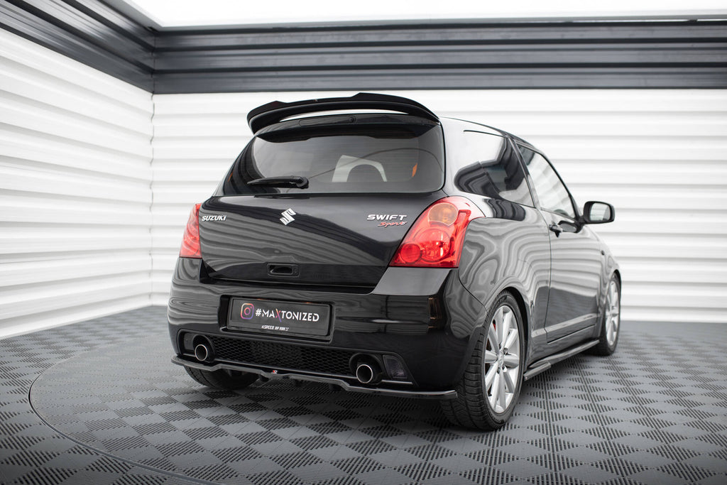 Splitter Posteriore Centrale con Barre Verticali Suzuki Swift Sport Mk4 Maxton Design
