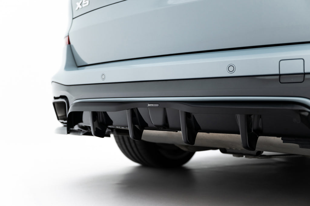 Splitter Posteriore Centrale con Barre Verticali V.1 BMW X5 M-Pack G05 Facelift