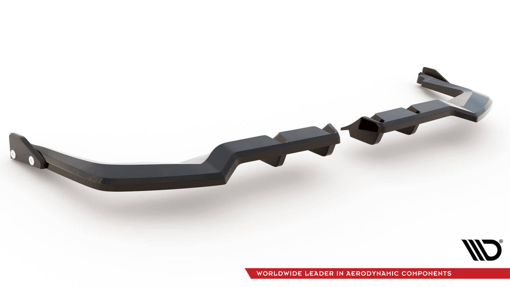 Splitter Posteriore Centrale V.1 + Flap Maxton Honda Civic Type R Mk11