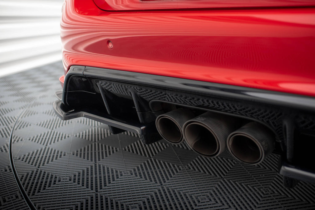 Splitter Posteriore Centrale V.1 + Flap Maxton Honda Civic Type R Mk11