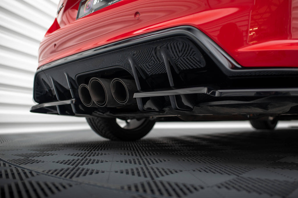 Splitter Posteriore Centrale V.1 + Flap Maxton Honda Civic Type R Mk11