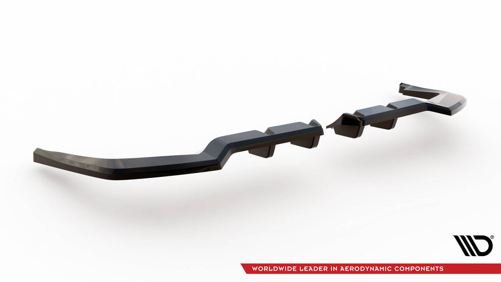 Splitter Posteriore Centrale con Barre Verticali V.1 Maxton Honda Civic Type R Mk11
