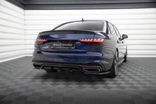 Load image into Gallery viewer, Splitter Posteriore Centrale con Barre Verticali V.2 Audi A4 S-Line B9 Facelift Maxton Design