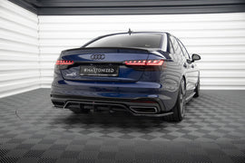 Splitter Posteriore Centrale con Barre Verticali V.2 Audi A4 S-Line B9 Facelift Maxton Design