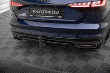 Load image into Gallery viewer, Splitter Posteriore Centrale con Barre Verticali V.2 Audi A4 S-Line B9 Facelift Maxton Design
