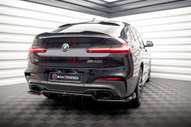Splitter Posteriore Centrale con Barre Verticali V.2 BMW X4 M40i G02 Maxton Design