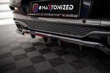 Carica l'immagine nel visualizzatore di Gallery, Splitter Posteriore Centrale con Barre Verticali V.2 BMW X4 M40i G02 Maxton Design
