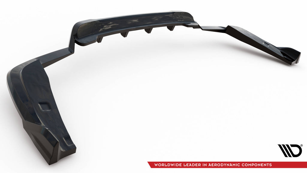 Splitter Posteriore Centrale con Barre Verticali V.2 BMW X4 M40i G02 Maxton Design