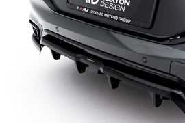 Splitter Posteriore Centrale V.2 Maxton Design compatibile con BMW X6 M-Pack G06 Facelift