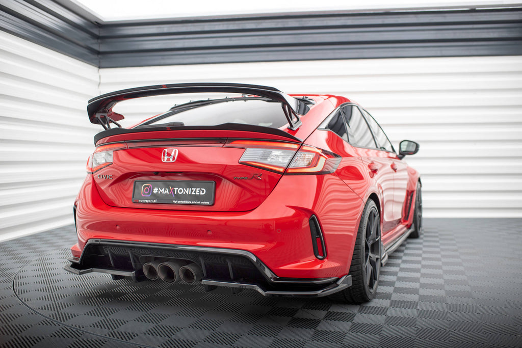 Splitter Posteriore Centrale con Barre Verticali V.2 Maxton Honda Civic Type R Mk11