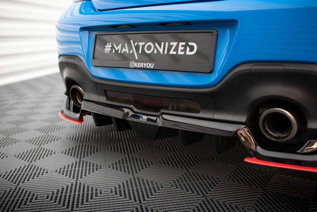 Splitter Posteriore Centrale con Barre Verticali V.2 Toyota GR86 Mk1 Maxton Design