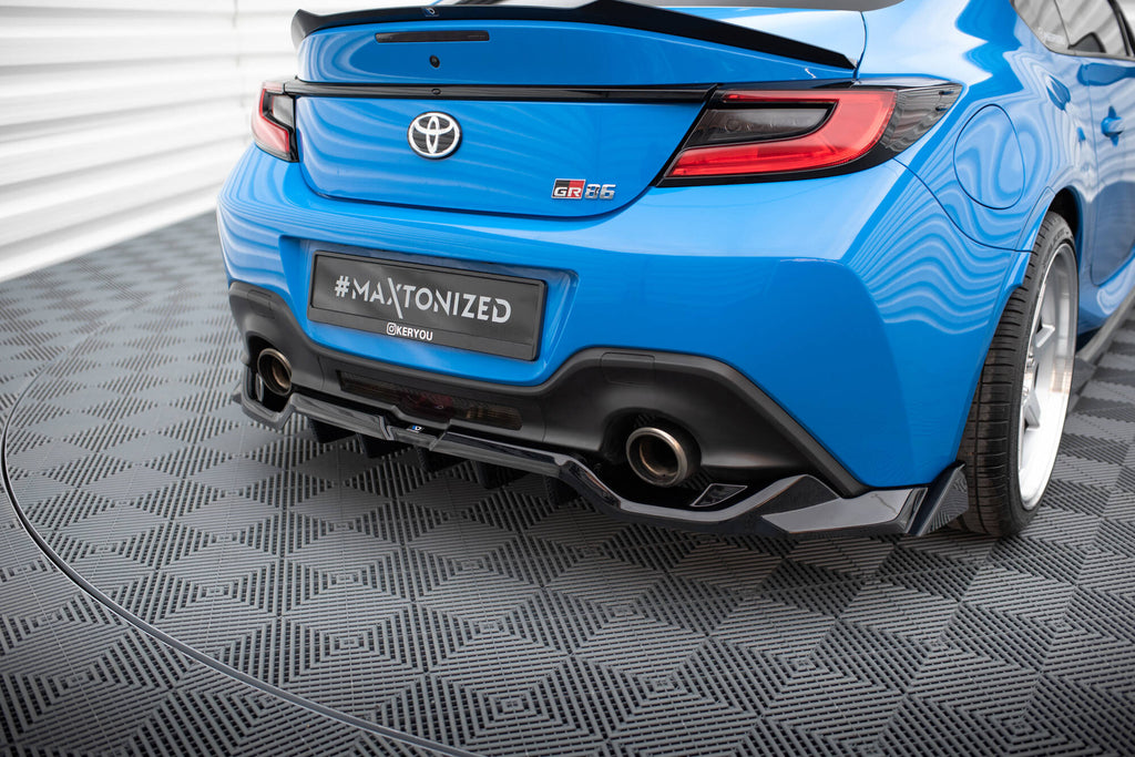 Splitter Posteriore Centrale con Barre Verticali V.3 Toyota GR86 Mk1 Maxton Design