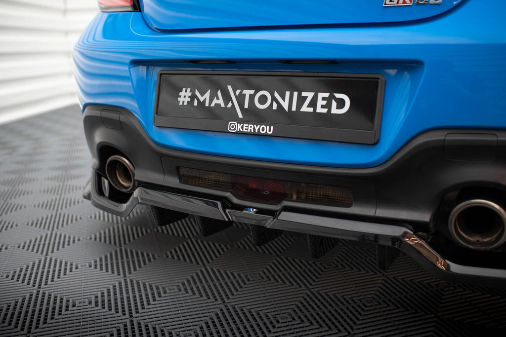 Splitter Posteriore Centrale con Barre Verticali V.3 Toyota GR86 Mk1 Maxton Design