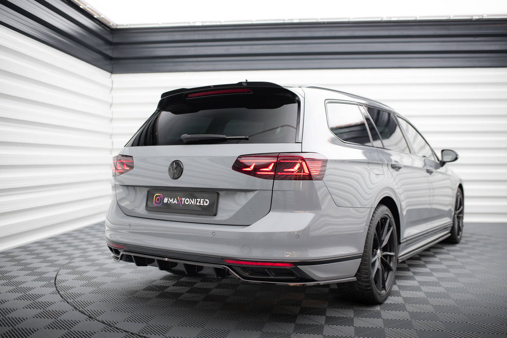 Splitter Posteriore Centrale con Barre Verticali Volkswagen Passat R-Line B8 Facelift