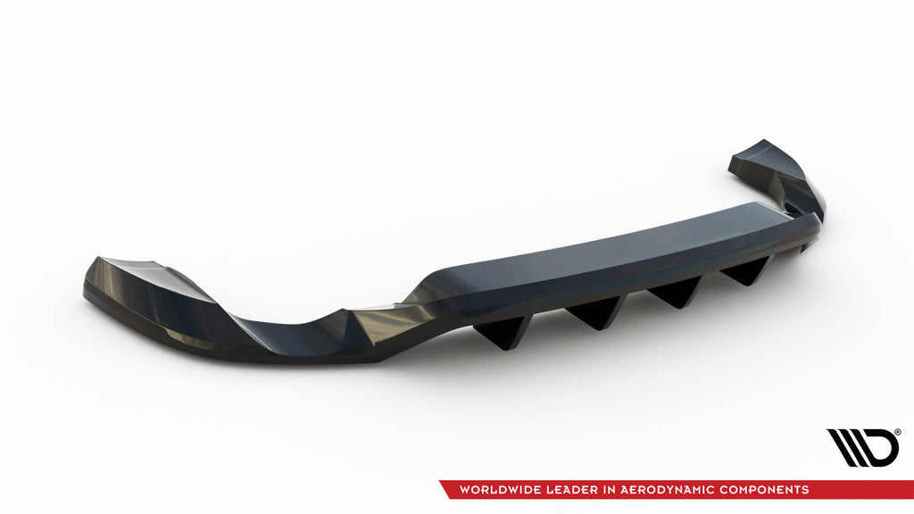 Splitter Posteriore Centrale con Barre Verticali Volkswagen Touareg Mk2 Maxton Design