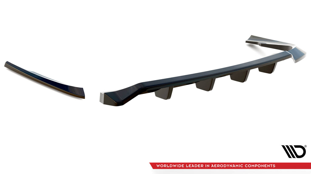 Splitter Posteriore Centrale con Barre Verticali Volvo C70 Mk1