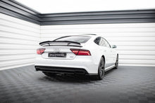Splitter Posteriore Centrale con Barre Verticali compatibile con Audi A7 S-Line C7 Facelift (2014-2017)