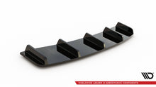 Splitter Posteriore Centrale con Barre Verticali compatibile con Audi A7 S-Line C7 Facelift (2014-2017)