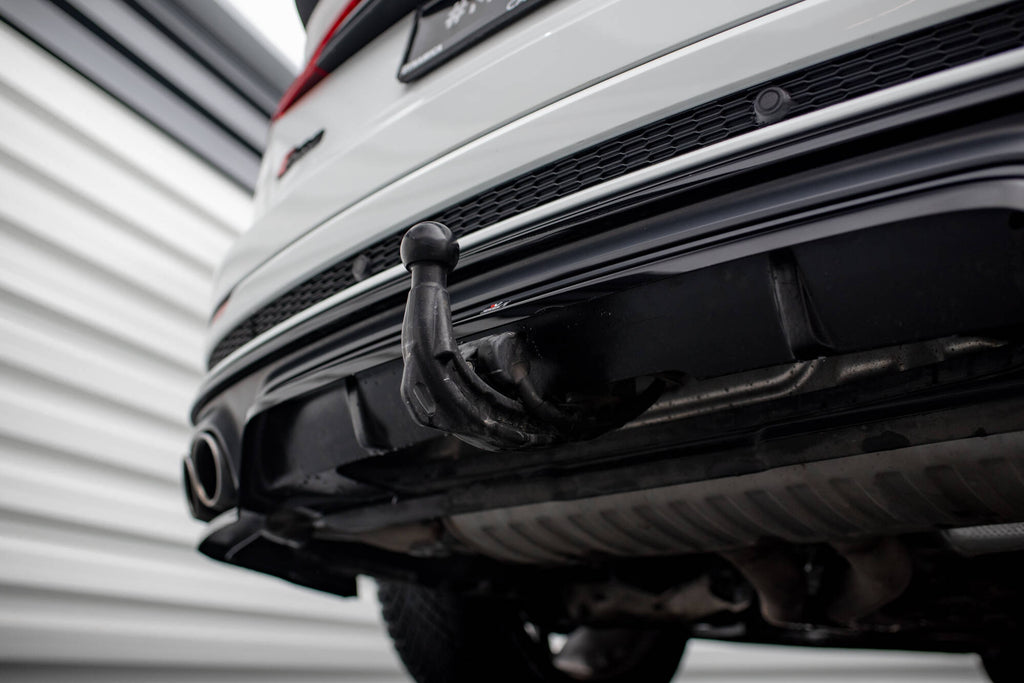 Splitter Posteriore Centrale con Barre Verticali compatibile con Audi SQ8 Mk1 (2019-2023)