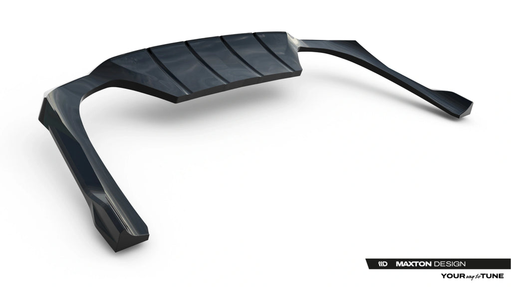 Splitter Posteriore Centrale con Barre Verticali compatibile con Mercedes-Benz E53 AMG W214 (2023-)
