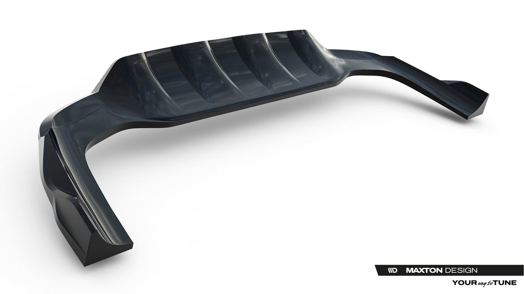 Splitter Posteriore Centrale con Barre Verticali compatibile con Mercedes-Benz GLC Coupe C254 (2022-)