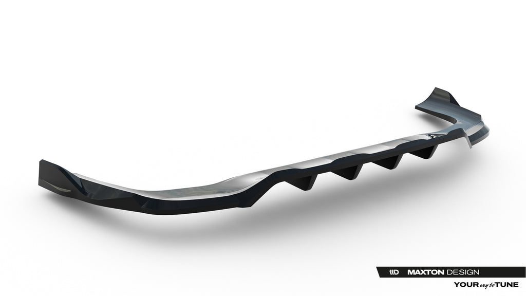 Splitter Posteriore Centrale con Barre Verticali compatibile con Mercedes-Benz GLC Coupe C254 (2022-)