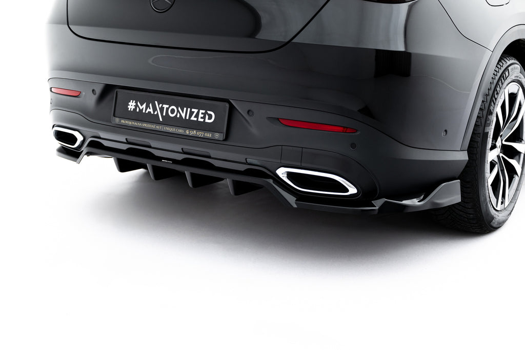 Splitter Posteriore Centrale con Barre Verticali compatibile con Mercedes-Benz GLC Coupe C254 (2022-)