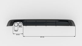 Diffusore Posteriore per Doppio Scarico su un Lato Audi A3 Sportback 8V Facelift