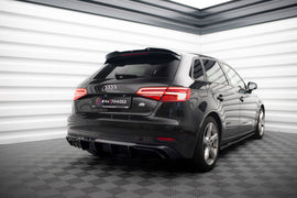 Diffusore Posteriore per Doppio Scarico su un Lato Audi A3 Sportback 8V Facelift