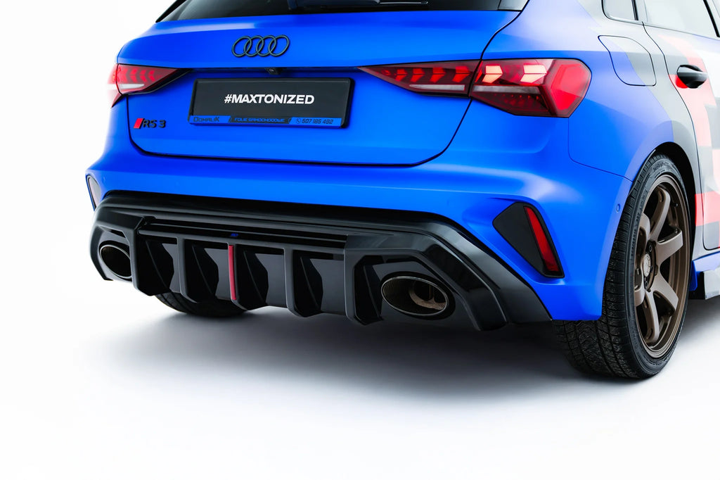 Diffusore Posteriore Audi RS3 8Y Sportback 8Y Facelift (Versione con catadiottro originale)