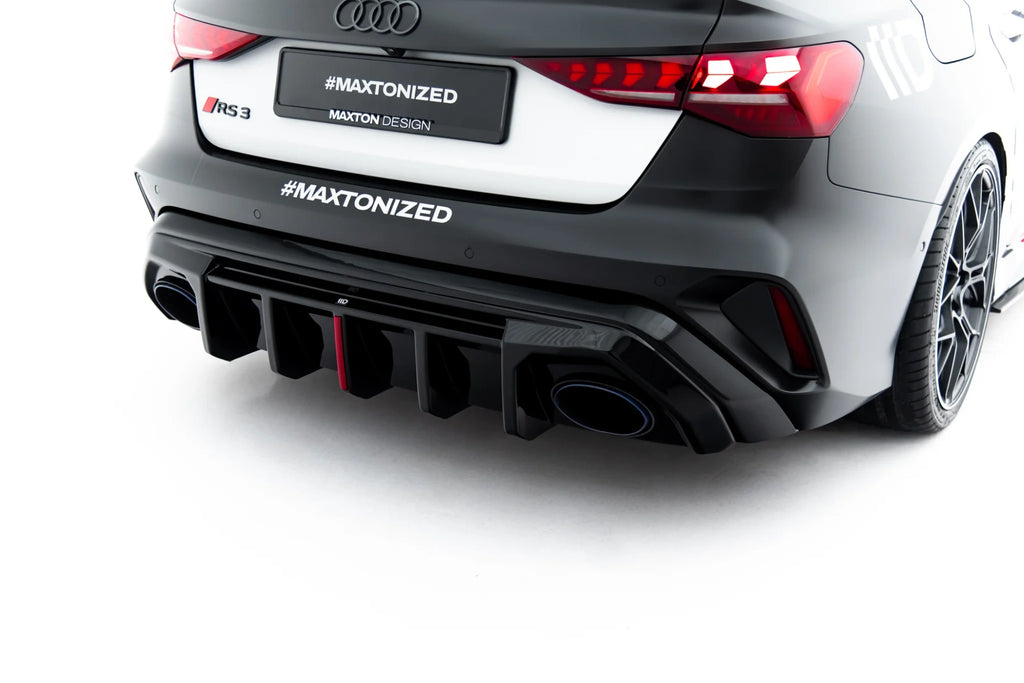Diffusore Posteriore Audi RS3 8Y Sportback 8Y Facelift (Versione con catadiottro originale)