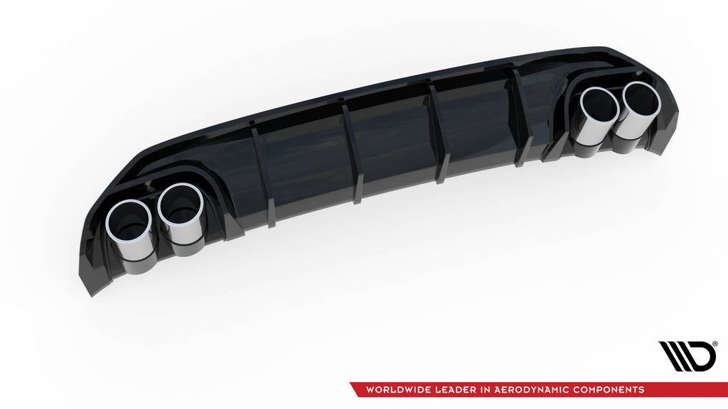 Diffusore posteriore con imitazione terminali di scarico Maxton Audi A3 S-Line Sportback 8Y