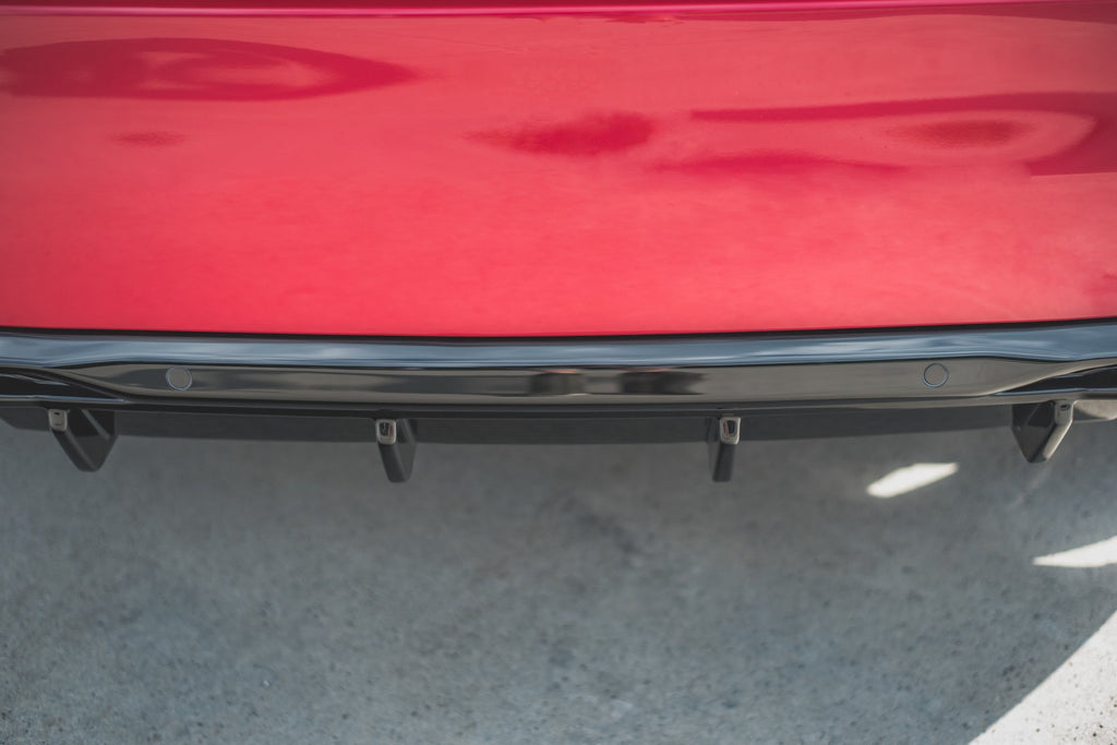 Diffusore posteriore con imitazione terminali di scarico cromati Maxton Peugeot 308 GT Mk2 Facelift