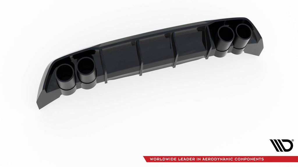 Diffusore posteriore con imitazione terminali di scarico Maxton Seat Leon FR Hatchback Mk4