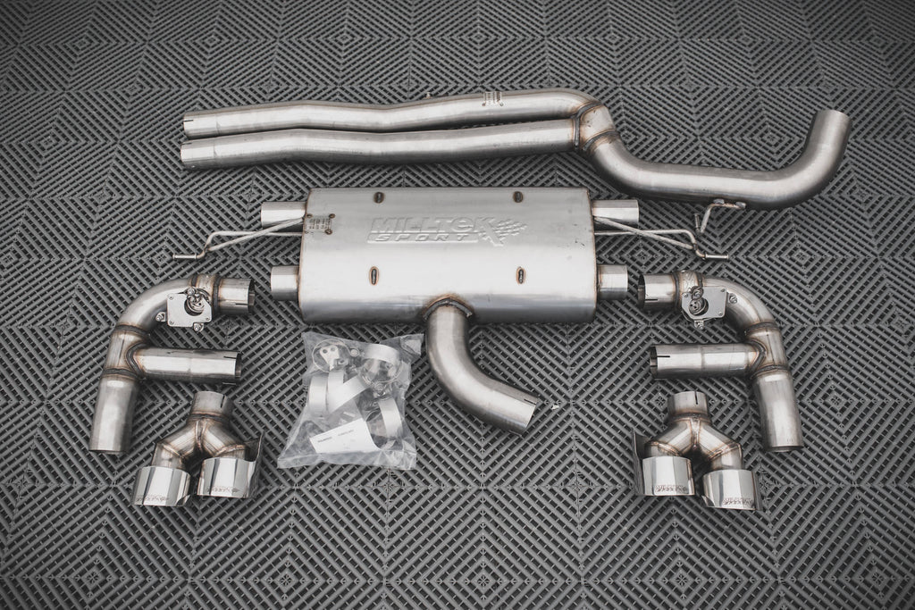 Diffusore Posteriore con Scarico Milltek Audi RS3 Sportback 8V Facelift