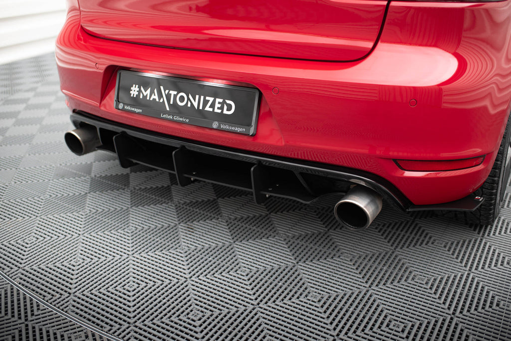 Diffusore Posteriore compatibile con Volkswagen Golf GTI Mk6 (2009-2012)