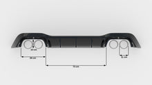 Carica l'immagine nel visualizzatore di Gallery, Sottoparaurti Posteriore V.1 Volkswagen Golf R Mk8 Facelift Hatchback