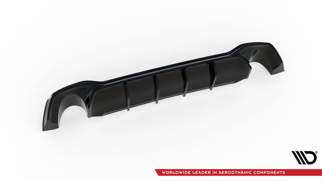 Diffusore posteriore V.2 Maxton Design nero lucido