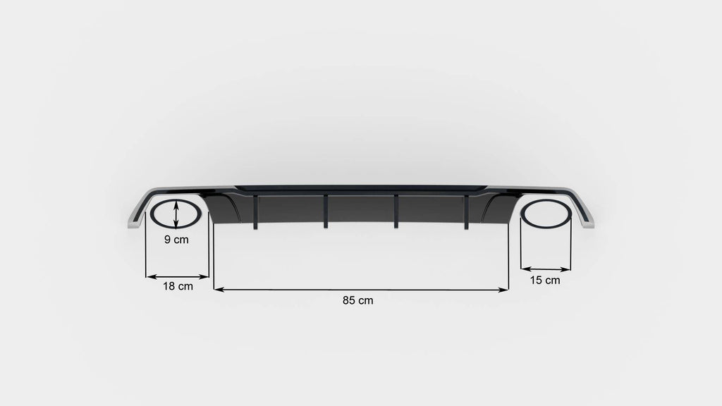 Diffusore posteriore ABS Seat Leon Cupra Sportstourer Mk3
