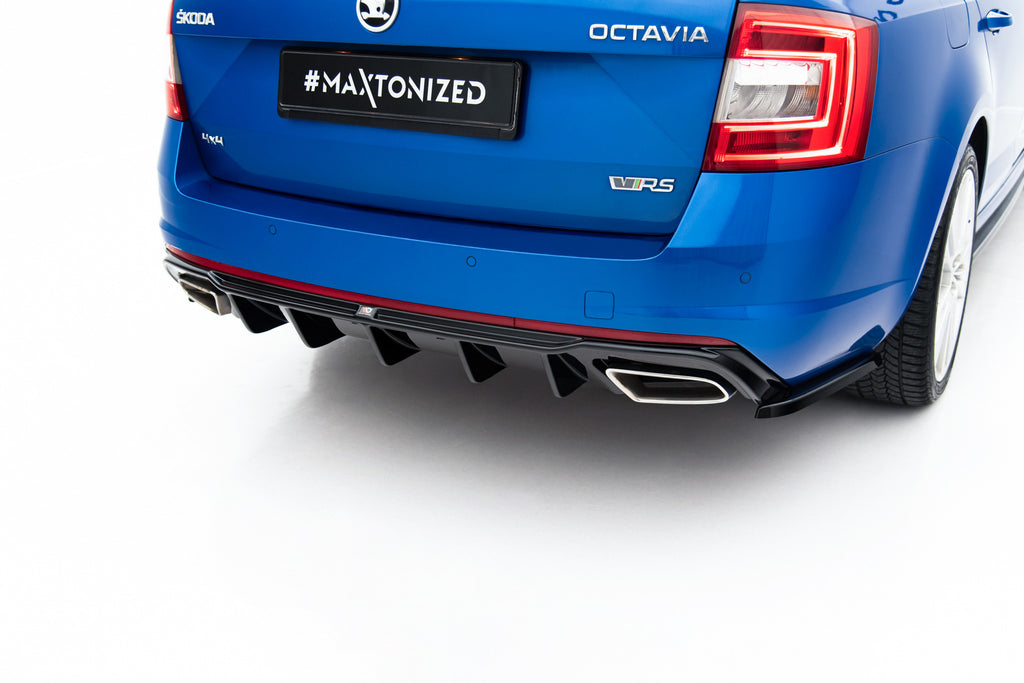Diffusore Posteriore V.2 compatibile con Skoda Octavia RS Hatchback Mk3 / Mk3 Facelift (2013-2019)