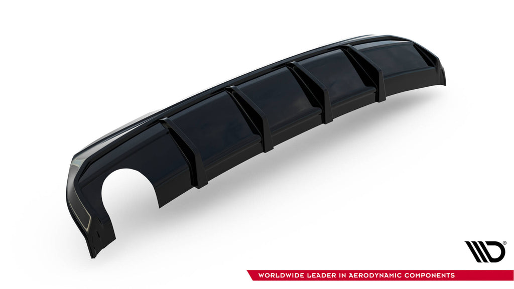 Diffusore posteriore V.3 montato BMW Serie 1 F40