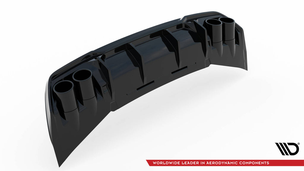 Diffusore Posteriore V.3 con Finti Terminali Neri Cupra Formentor Mk1 Maxton Design