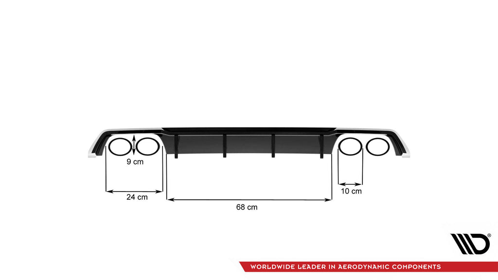 Diffusore posteriore V.3 Maxton Design Leon Cupra Sportstourer