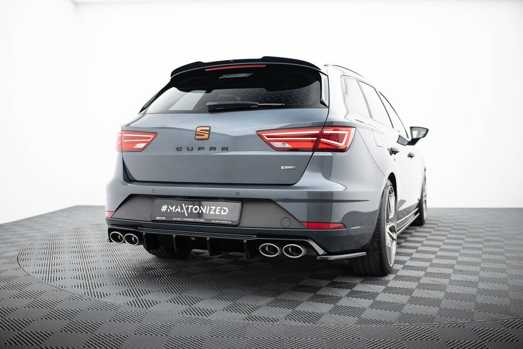 Diffusore posteriore V.3 Maxton Design Seat Leon Cupra ST Mk3 Facelift